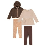 Infant Toddler Girls 4 Pack Wardrobe Adorable Cozy Styles in Sizes 12M-4T!