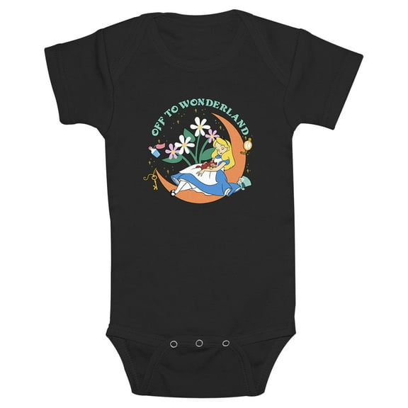 Infant's Alice in Wonderland Off Night  Bodysuit