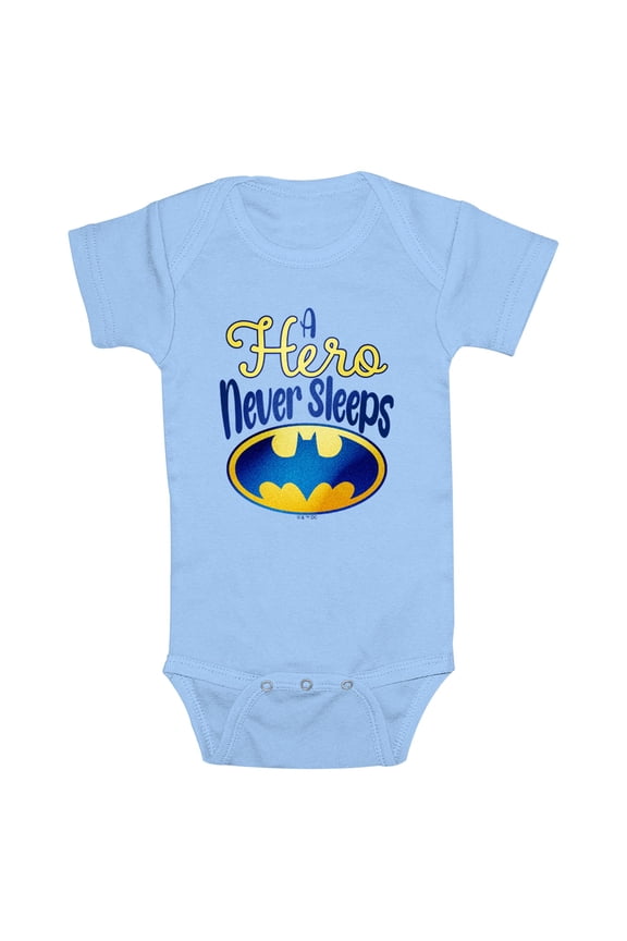Infant's Batman A Hero Never Sleeps  Bodysuit