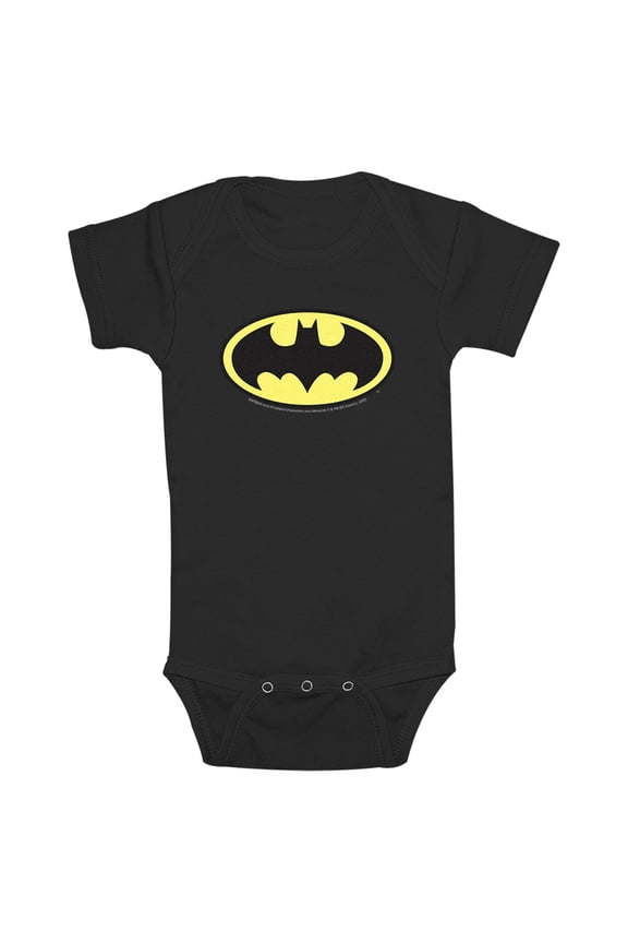 Infant's Batman Classic Bat Logo Bodysuit