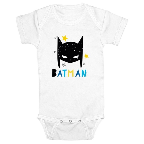 Infant's Batman Mask Doodles Bodysuit