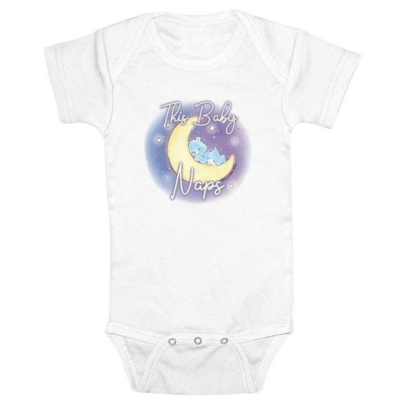 Infant's Care Bears Bedtime Bear This Baby Naps  Bodysuit