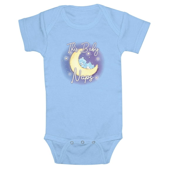 Infant's Care Bears Bedtime Bear This Baby Naps  Bodysuit