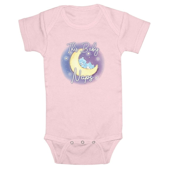Infant's Care Bears Bedtime Bear This Baby Naps  Bodysuit