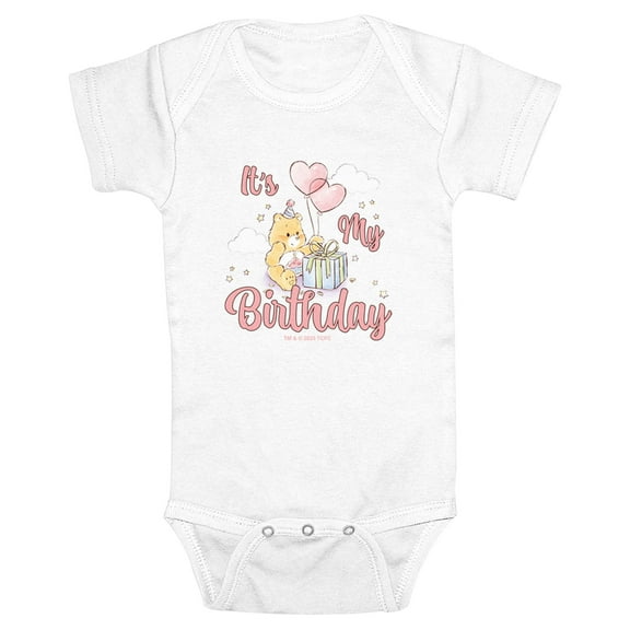 Infant's Care Bears Birthday Bear It’s My Birthday Bodysuit