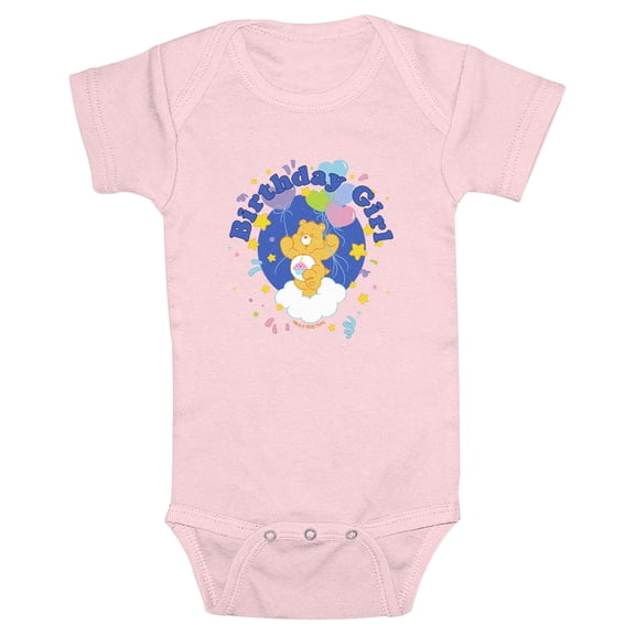 Infant's Care Bears Birthday Girl Bear Bodysuit