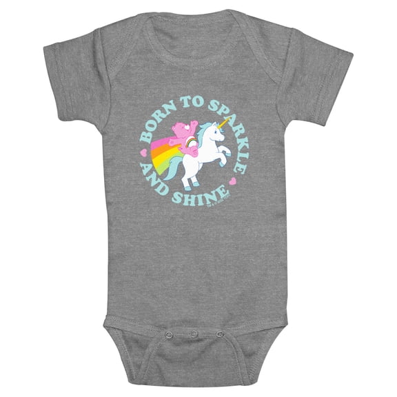 Infant's Care Bears Born to Sparkle and Shine Cheer Bear  Bodysuit