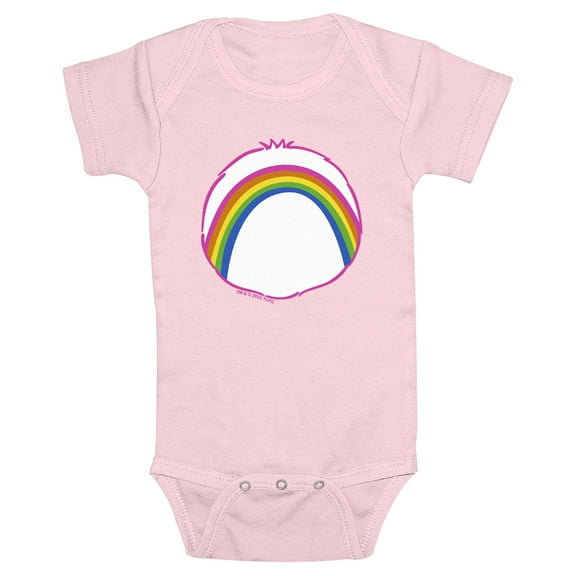 Infant's Care Bears Cheer Bear Belly Badge Bodysuit