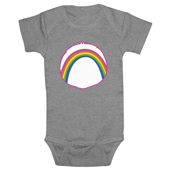 Infant's Care Bears Cheer Bear Belly Badge  Bodysuit