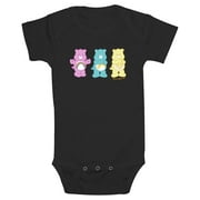 Infant's Care Bears Cheer Bear Funshine Bear and Wish Bear Bodysuit