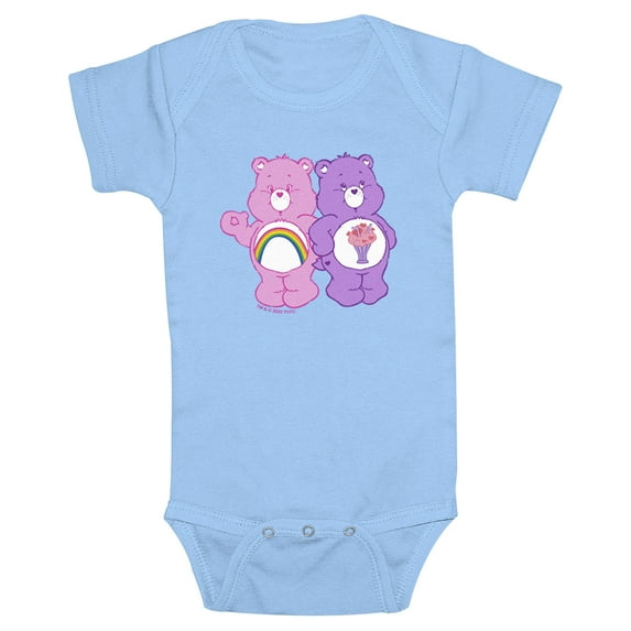 Infant's Care Bears Cheer Bear and Share Bear Bodysuit