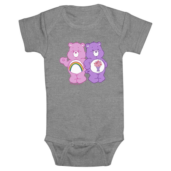 Infant's Care Bears Cheer Bear and Share Bear Bodysuit