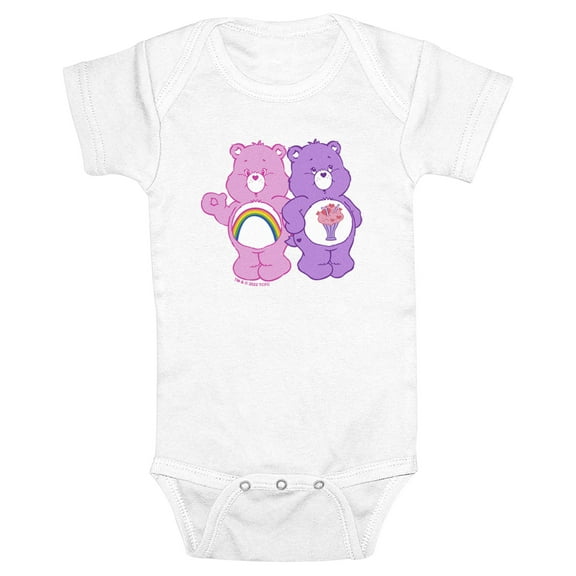 Infant's Care Bears Cheer Bear and Share Bear Bodysuit