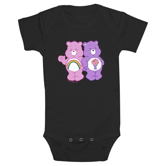 Infant's Care Bears Cheer Bear and Share Bear Bodysuit