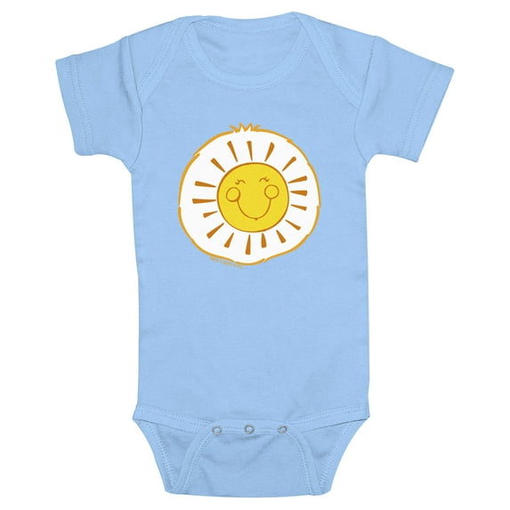 Infant's Care Bears Funshine Bear Belly Badge Bodysuit