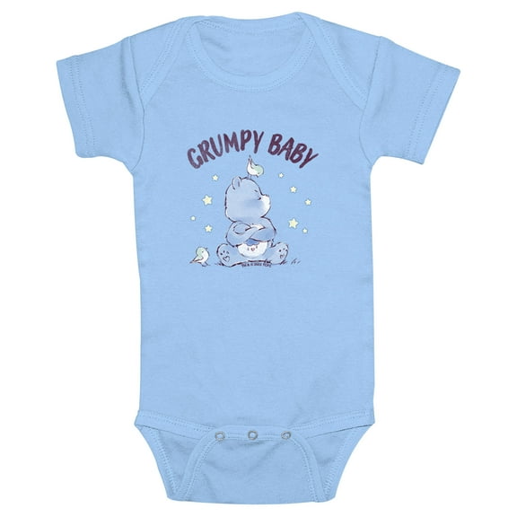 Infant's Care Bears Grumpy Bear Grumpy Baby  Bodysuit