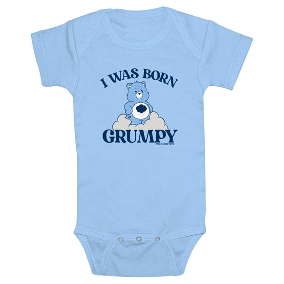 Infant's Care Bears I Was Born Grumpy Bear Bodysuit