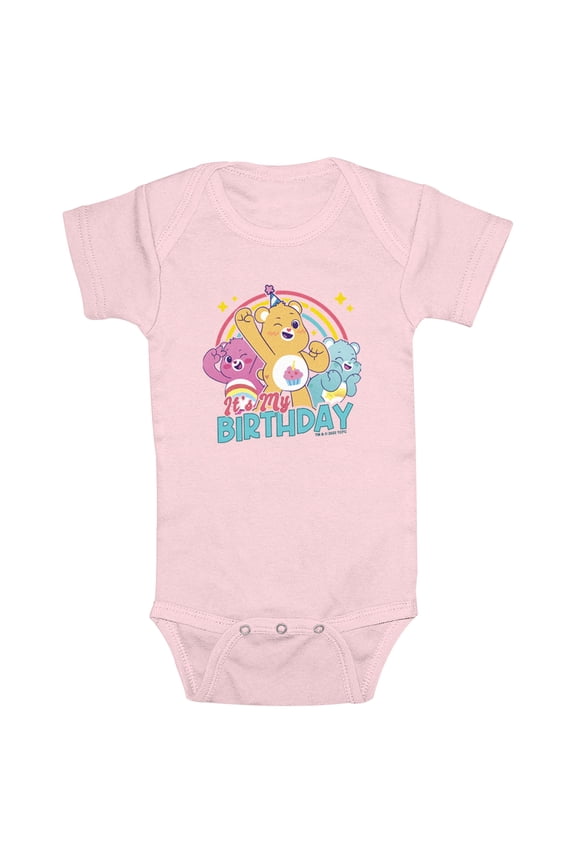 Infant's Care Bears It’s My Birthday Bears Bodysuit
