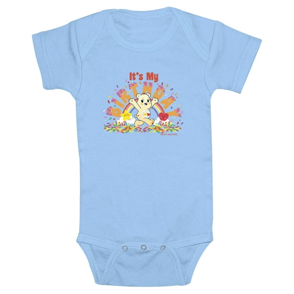 Infant's Care Bears It’s My Birthday Sweet Celebrations Bear  Bodysuit