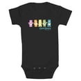 thumbnail image 1 of Infant's Care Bears Main Colorful Line Up   Black 12 Months, 1 of 3