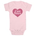 thumbnail image 1 of Infant's Care Bears Pink Heart Logo Bodysuit, 1 of 3