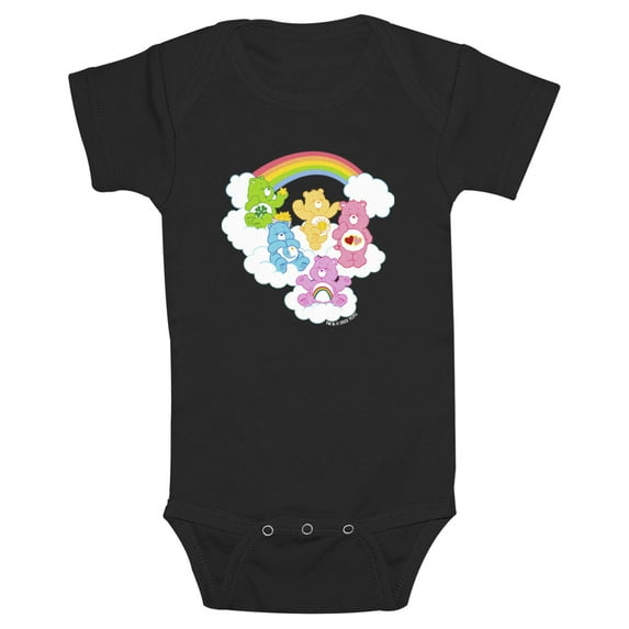 Infant's Care Bears Rainbow Clouds Group Bodysuit