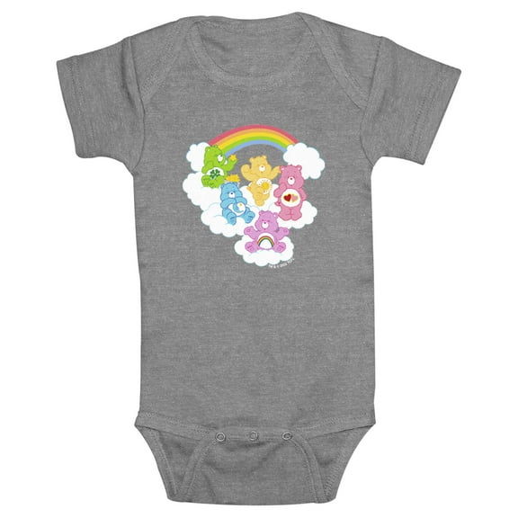 Infant's Care Bears Rainbow Clouds Group Bodysuit