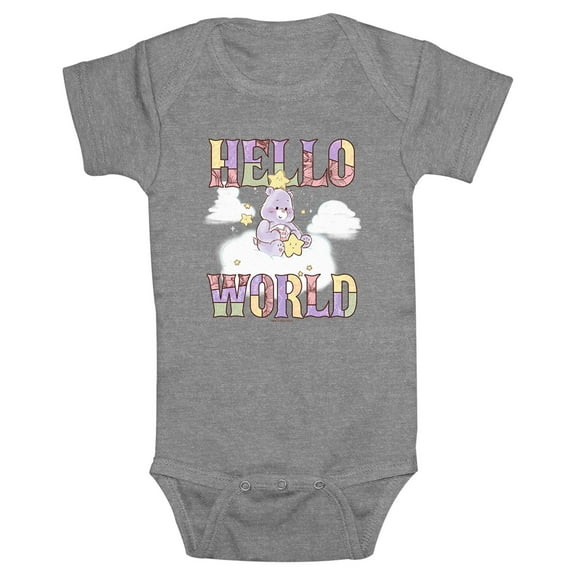 Infant's Care Bears Share Bear Hello World  Bodysuit