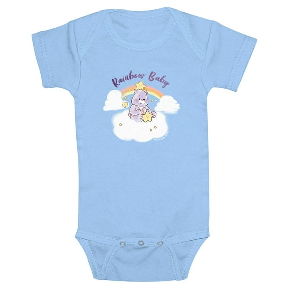 Infant's Care Bears Share Bear Rainbow Baby  Bodysuit