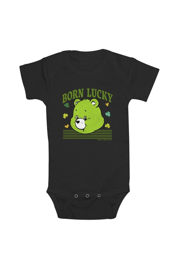 Infant's Care Bears St. Patrick's Day Good Luck Bear Lucky Bodysuit
