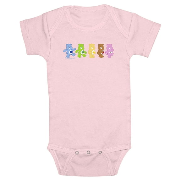 Infant's Care Bears Walk in a Line  Bodysuit