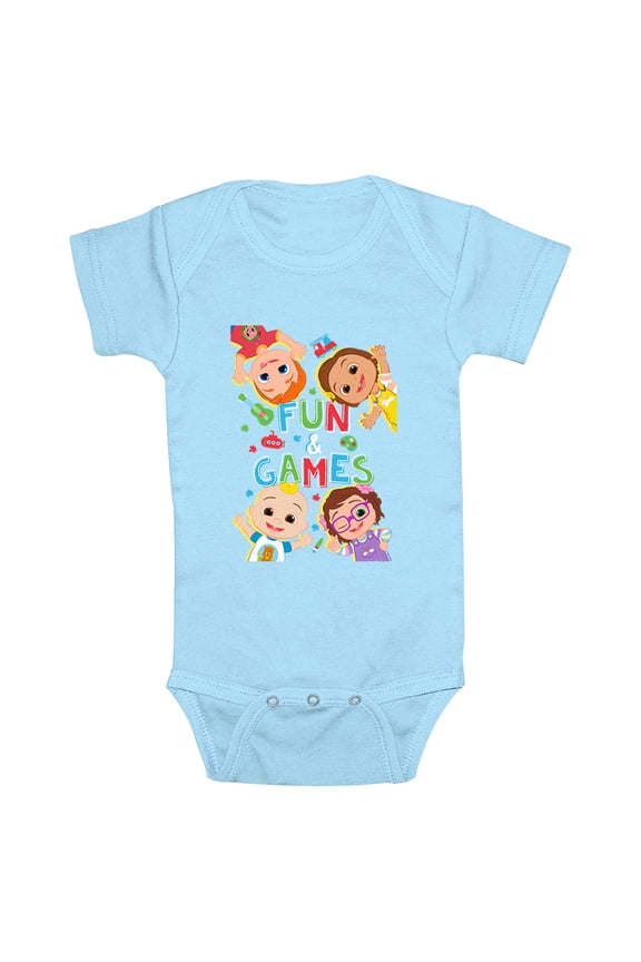 Infant's CoComelon Fun & Games Friends Bodysuit