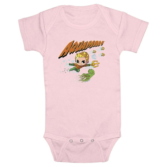 Infant's DC Super Friends Aquaman and Friends Bodysuit