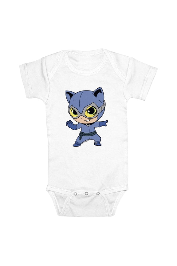 Infant's DC Super Friends Chibi Catwoman Bodysuit