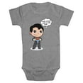 thumbnail image 1 of Infant's DC Super Friends Chibi Clark Kent Bodysuit, 1 of 3