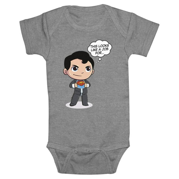 Infant's DC Super Friends Chibi Clark Kent Bodysuit