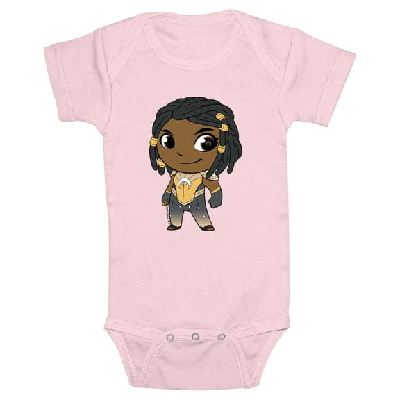 Infant's DC Super Friends Chibi Naomi McDuffie Bodysuit