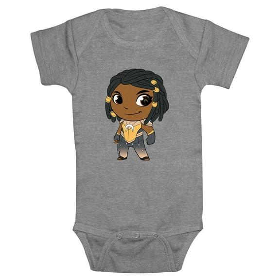 Infant's DC Super Friends Chibi Naomi McDuffie Bodysuit