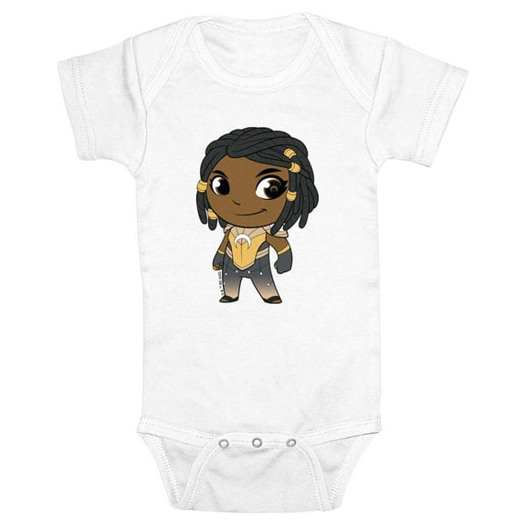 Infant's DC Super Friends Chibi Naomi McDuffie  Bodysuit