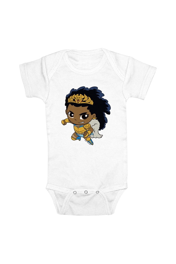 Infant's DC Super Friends Chibi Nubia Bodysuit