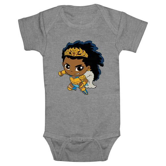 Infant's DC Super Friends Chibi Nubia  Bodysuit