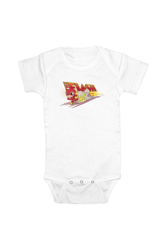 Infant's DC Super Friends Chibi The Flash Bodysuit