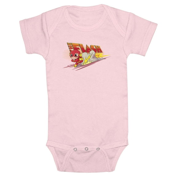 Infant's DC Super Friends Chibi The Flash  Bodysuit