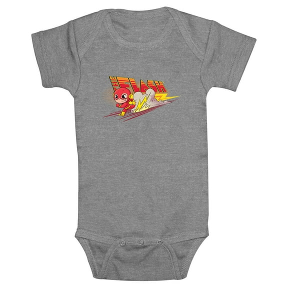 Infant's DC Super Friends Chibi The Flash  Bodysuit