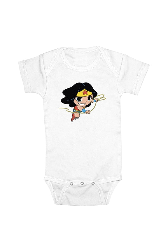 Infant's DC Super Friends Chibi Wonder Woman Attack Bodysuit