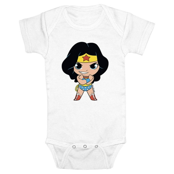 Infant's DC Super Friends Chibi Wonder Woman  Bodysuit