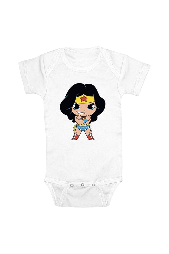 Infant's DC Super Friends Chibi Wonder Woman  Bodysuit