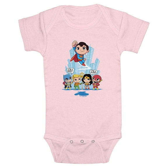 Infant's DC Super Friends Flying Superman  Bodysuit