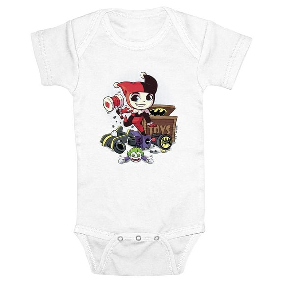 Infant's DC Super Friends Harley Quinn Toys  Bodysuit