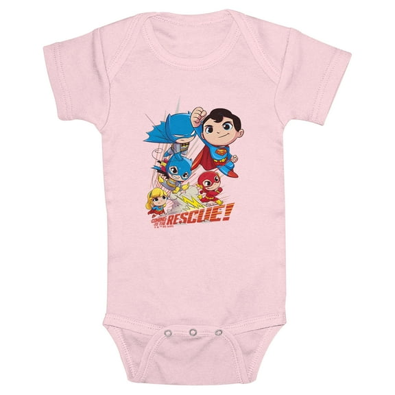 Infant's DC Super Friends Superheroes to the Rescue  Bodysuit